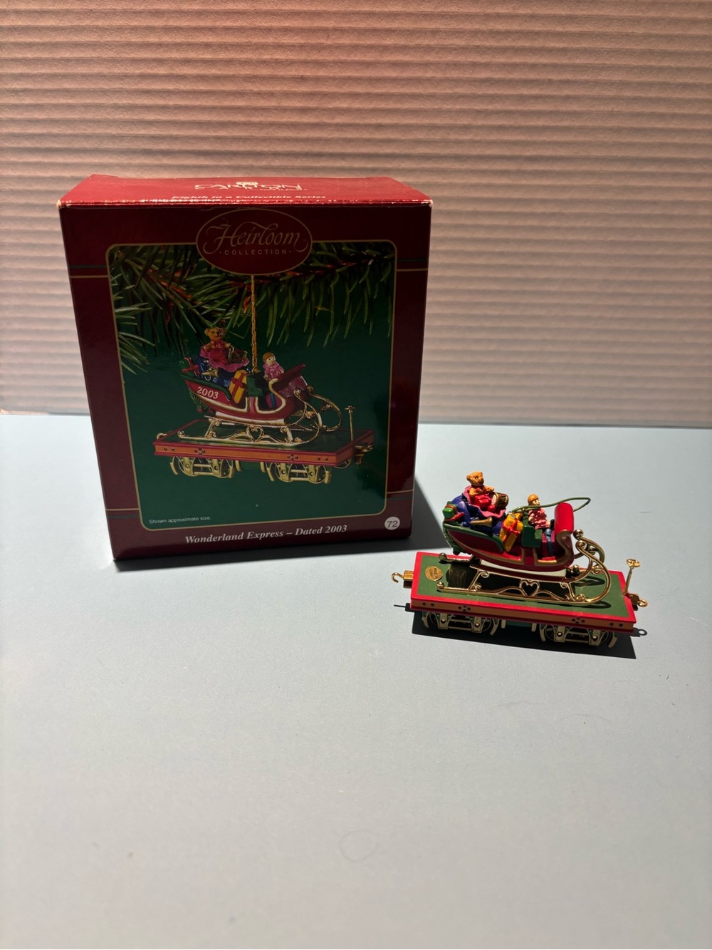 Carlton Cards Heirloom Collection Wonderland Express ornament